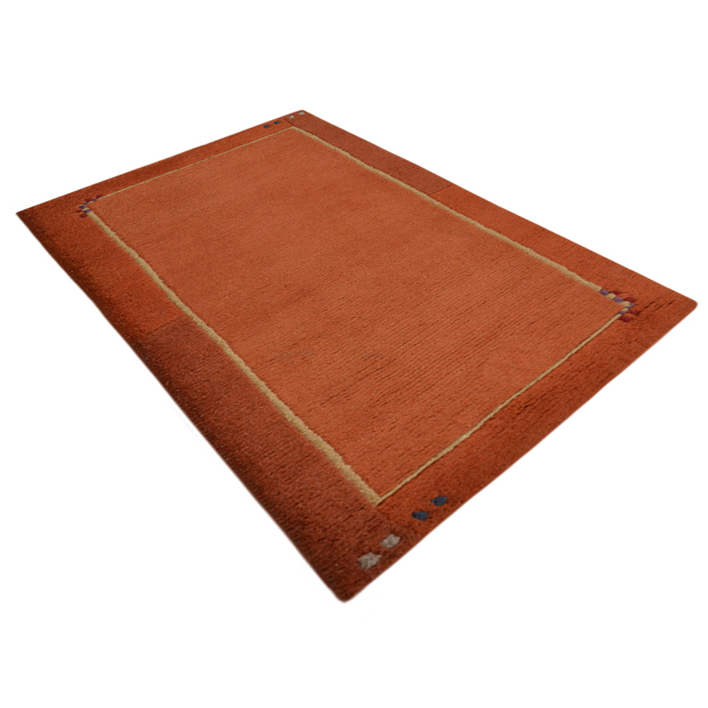 Nova Hand Knotted Tibbati Orange Rug