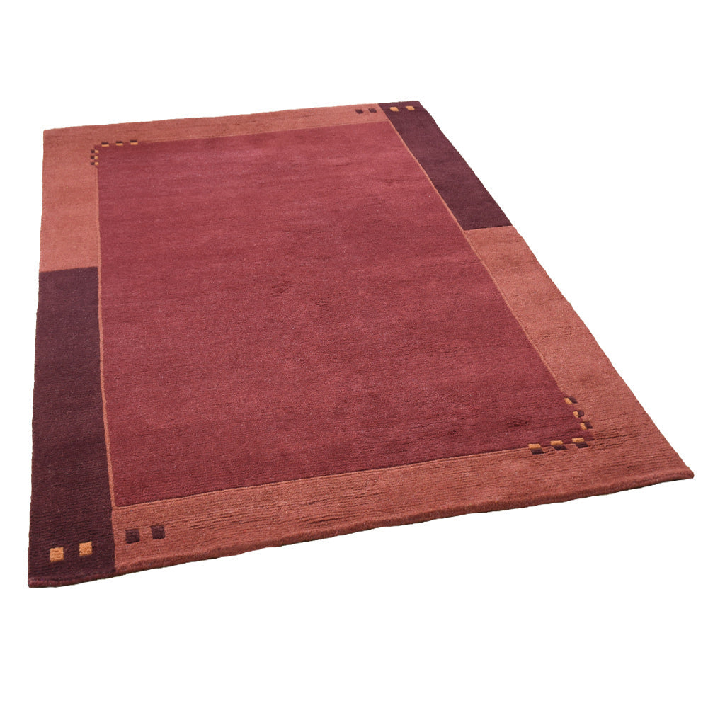 Nova Hand Knotted Tibbati Red Rug