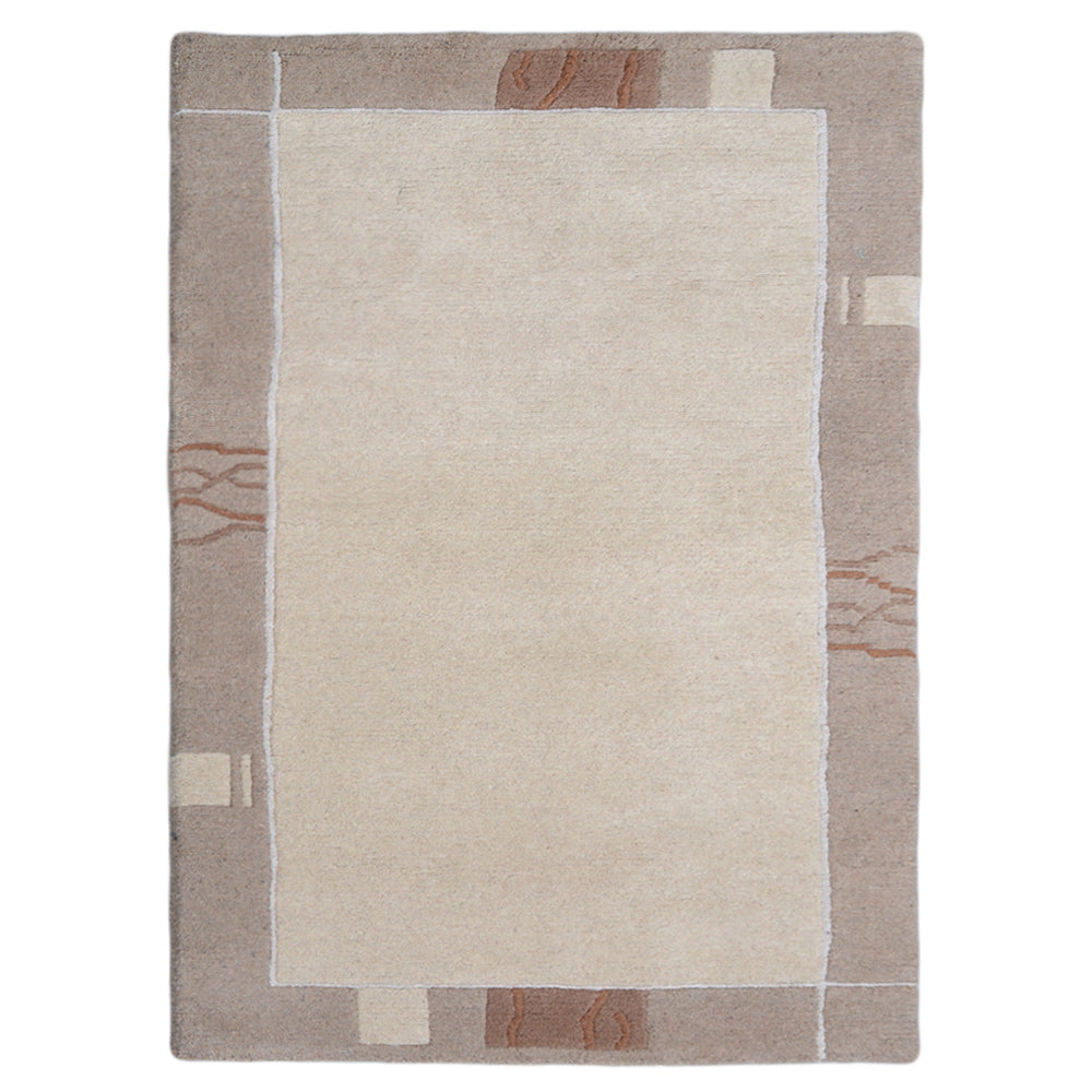 Iris Hand Knotted Tibbati Wool Area Rug