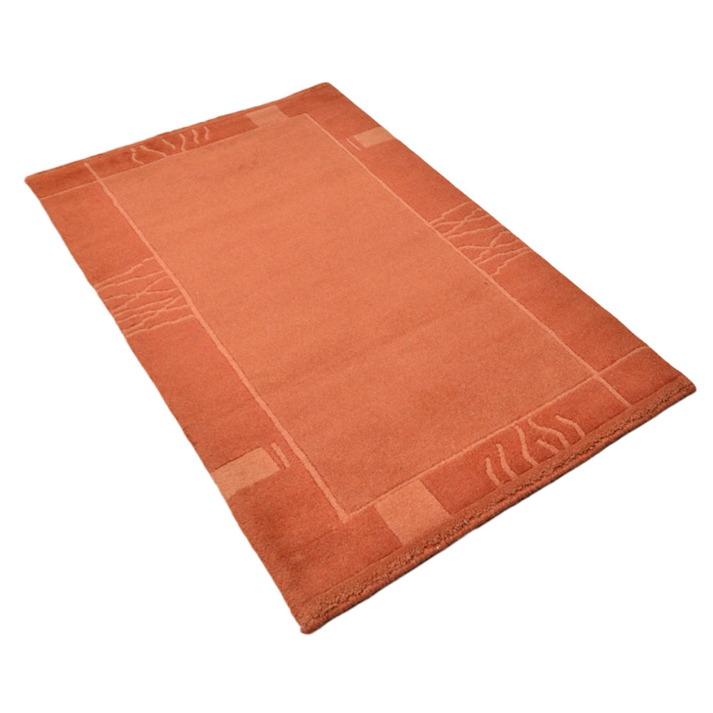 Nova Hand Knotted Tibbati Orange Rug