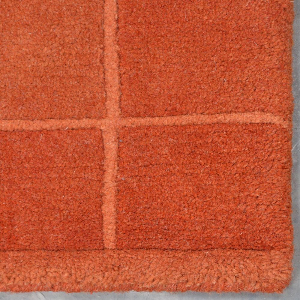 Nova Hand Knotted Tibbati Orange Rug