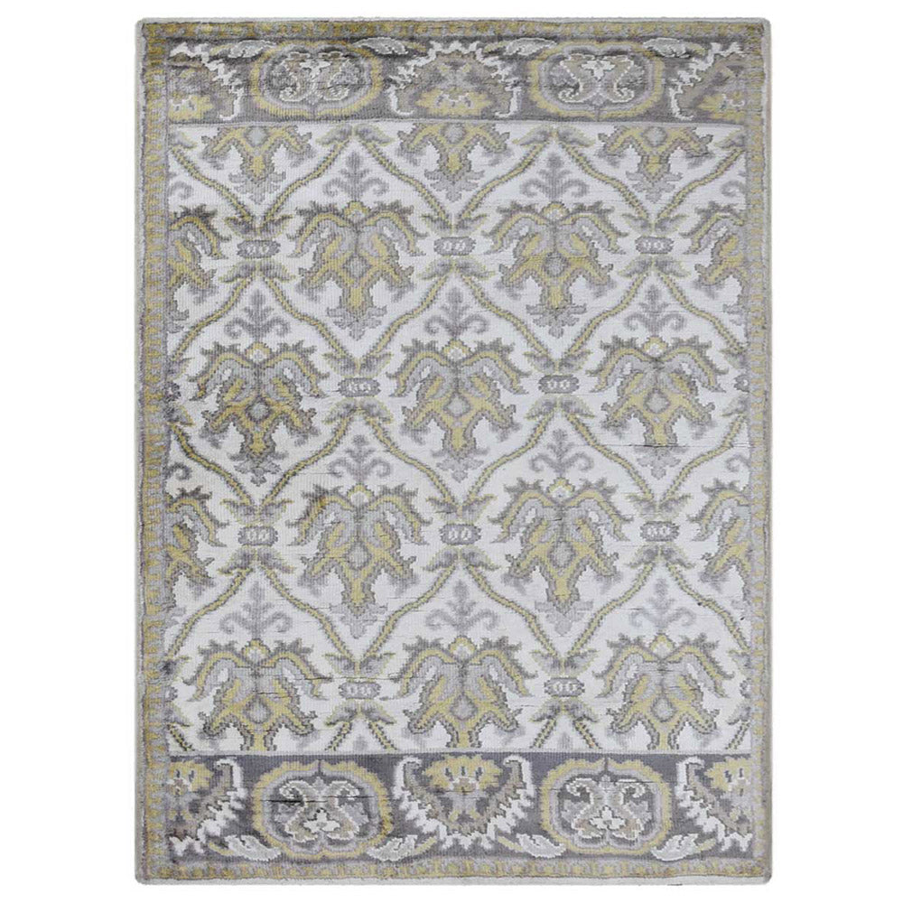 Isfahan Hand Knotted Viscose Area Rug