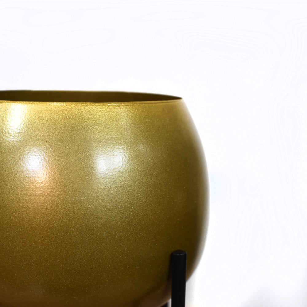 Urbane Gold Pot Planter