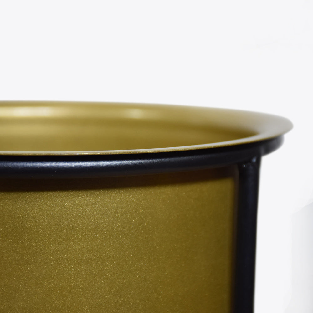 Tamsin Gold Pot Planter