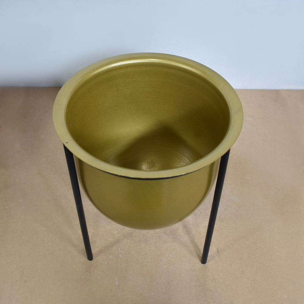 Tamsin Gold Pot Planter