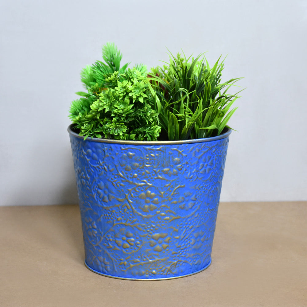 Kaelin Blue Pot Planter