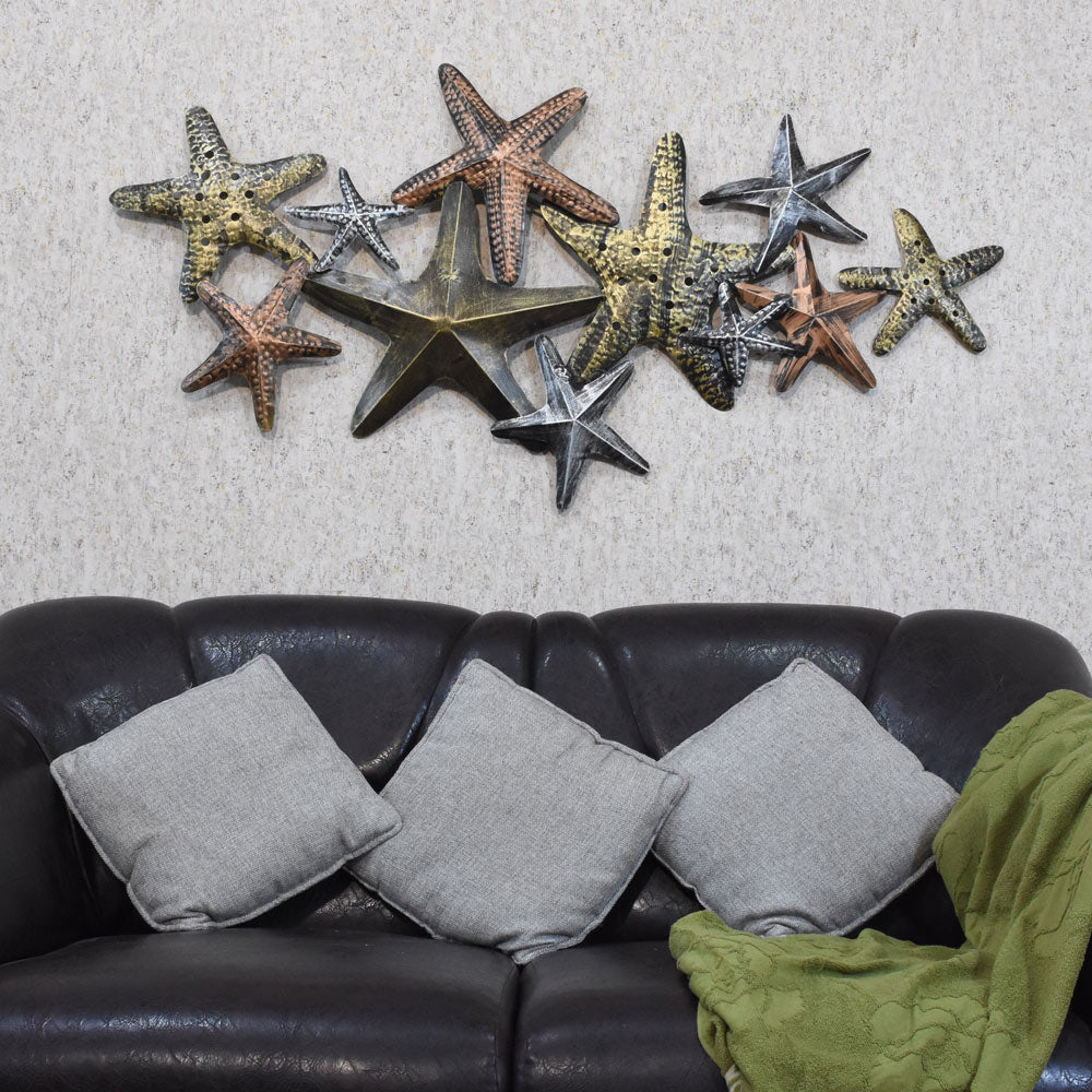 Kaleidoscope Shoal Metal Wall Art Decor