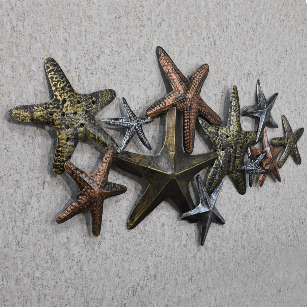 Kaleidoscope Shoal Metal Wall Art Decor