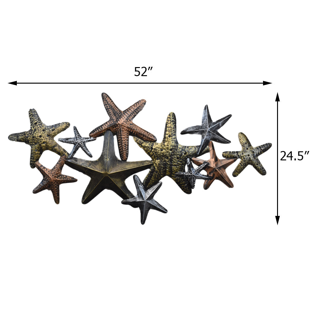 Kaleidoscope Shoal Metal Wall Art Decor