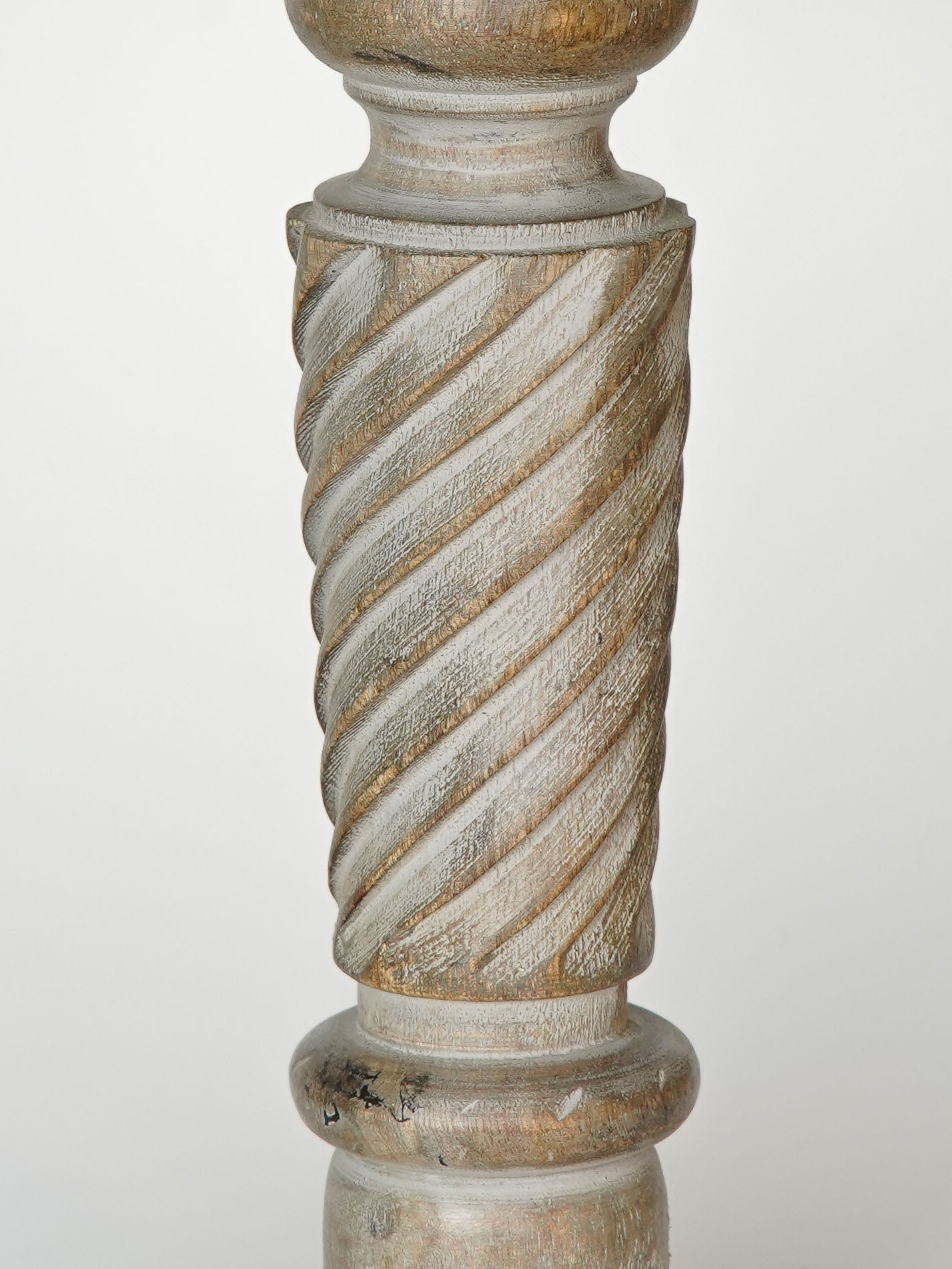 Helix Pillar Candle Holder - Antique Dusk