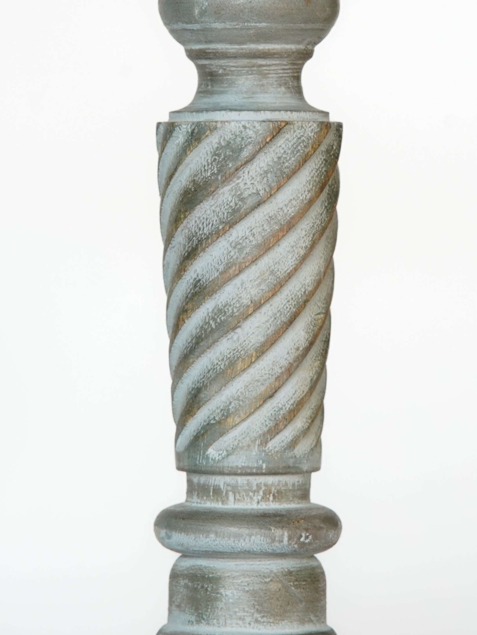 Helix Pillar Candle Holder - Antique Dusk