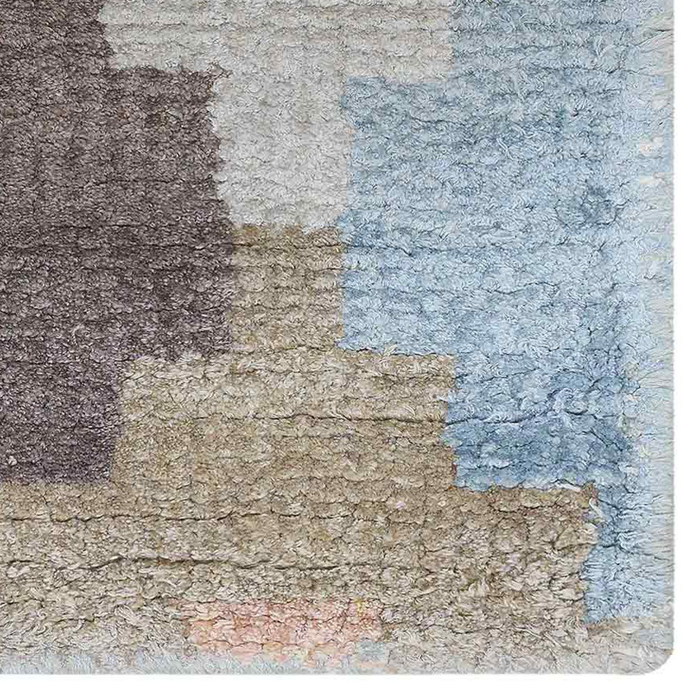 Aagam Hand Knotted Viscose Area Rug - BBH HOMES LLC