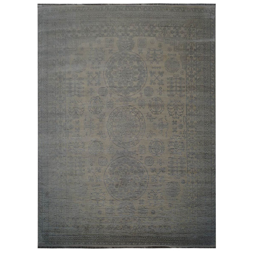 Aalborg Hand Knotted Persian Viscose Area Rug - BBH HOMES LLC