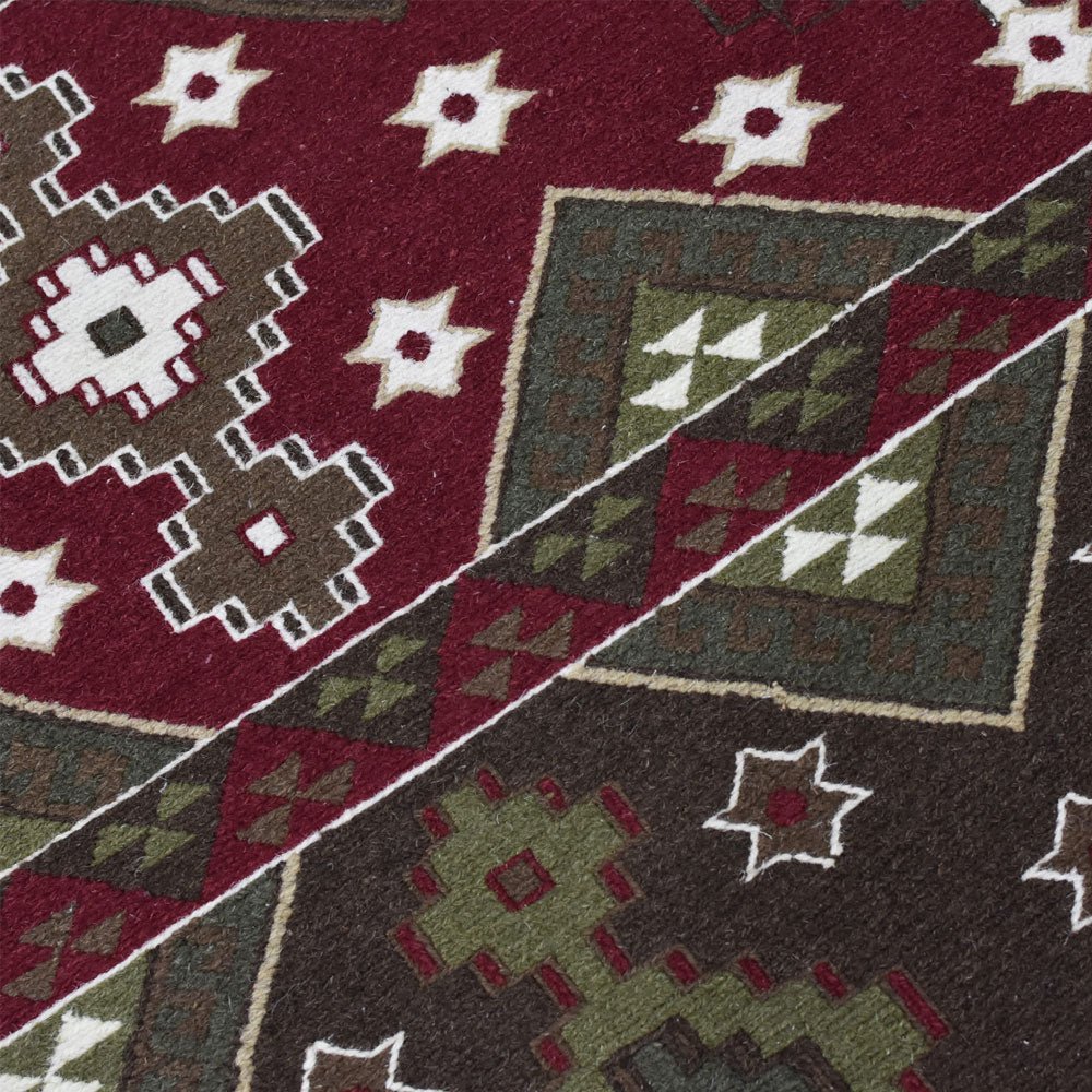 Aarohan Hand Knotted Sumak Wool Rug - BBH HOMES LLC