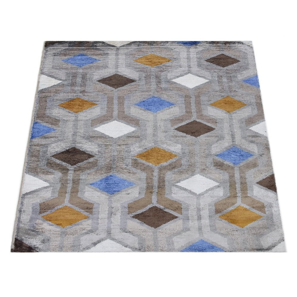 Antibes Hand Knotted Viscose Area Rug - BBH HOMES LLC