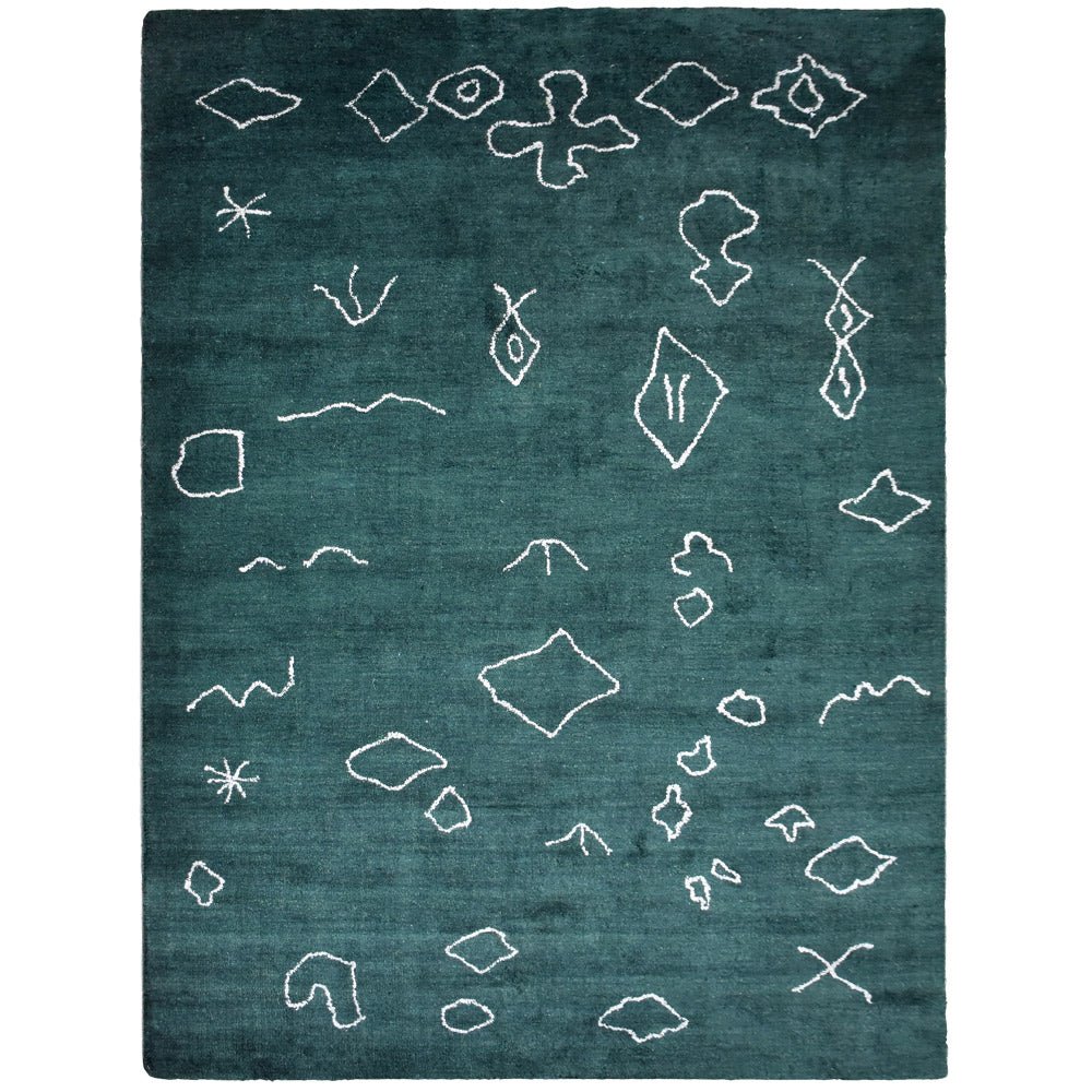 Ava Hand Knotted Silk & Wool Area Rug - BBH HOMES LLC