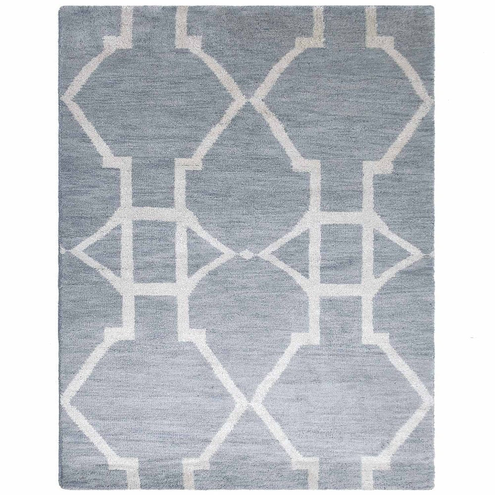 Avanti Hand Knotted Wool Gray Area Rug - BBH HOMES LLC