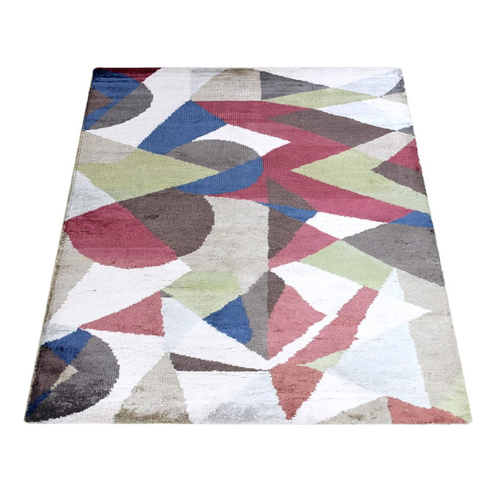Bhaskar Hand Knotted Viscose Area Rug - BBH HOMES LLC