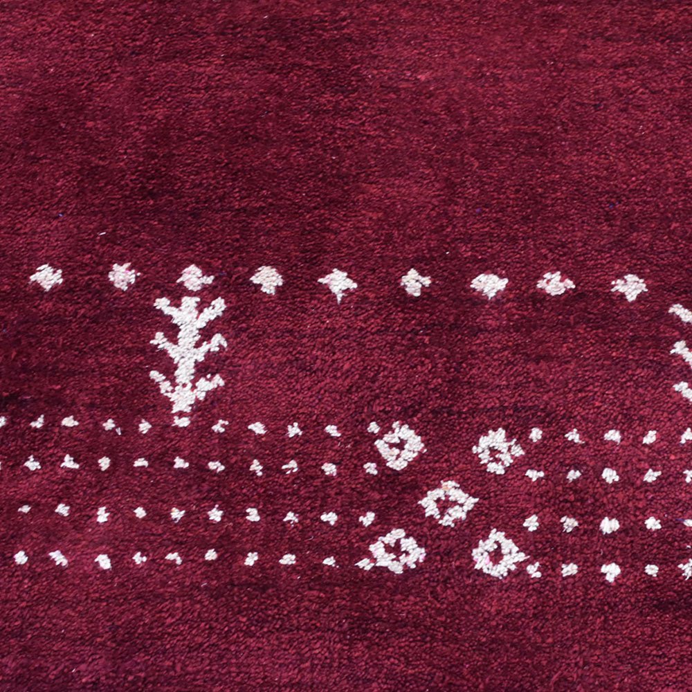 Bria Hand Knotted Silk & Wool Red Area Rug - BBH HOMES LLC