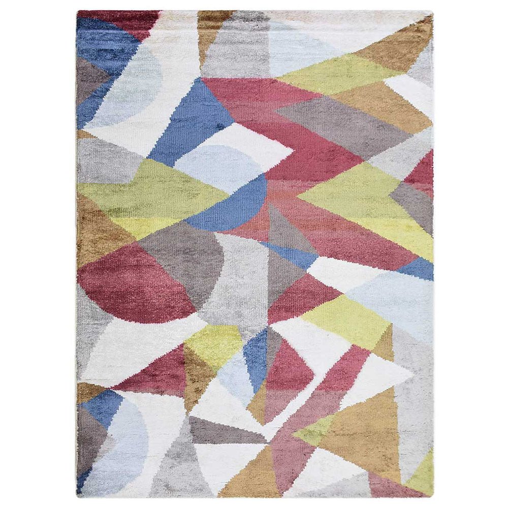 Chakra Hand Knotted Viscose Area Rug - BBH HOMES LLC