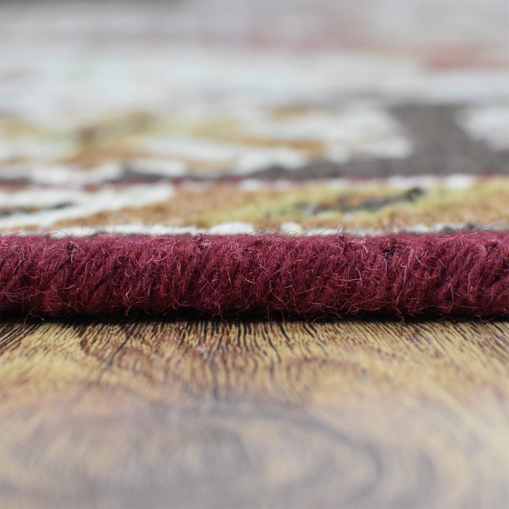 Chandrika Hand Knotted Sumak Wool Rug - BBH HOMES LLC