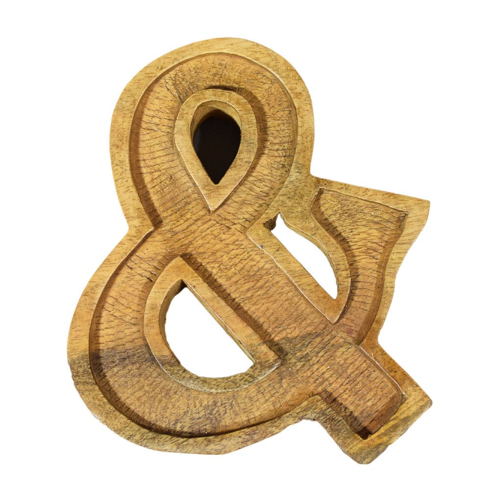 Classic Grain - Finished Mango Wood Alphabet & Number Blocks - BBH HOMES LLC