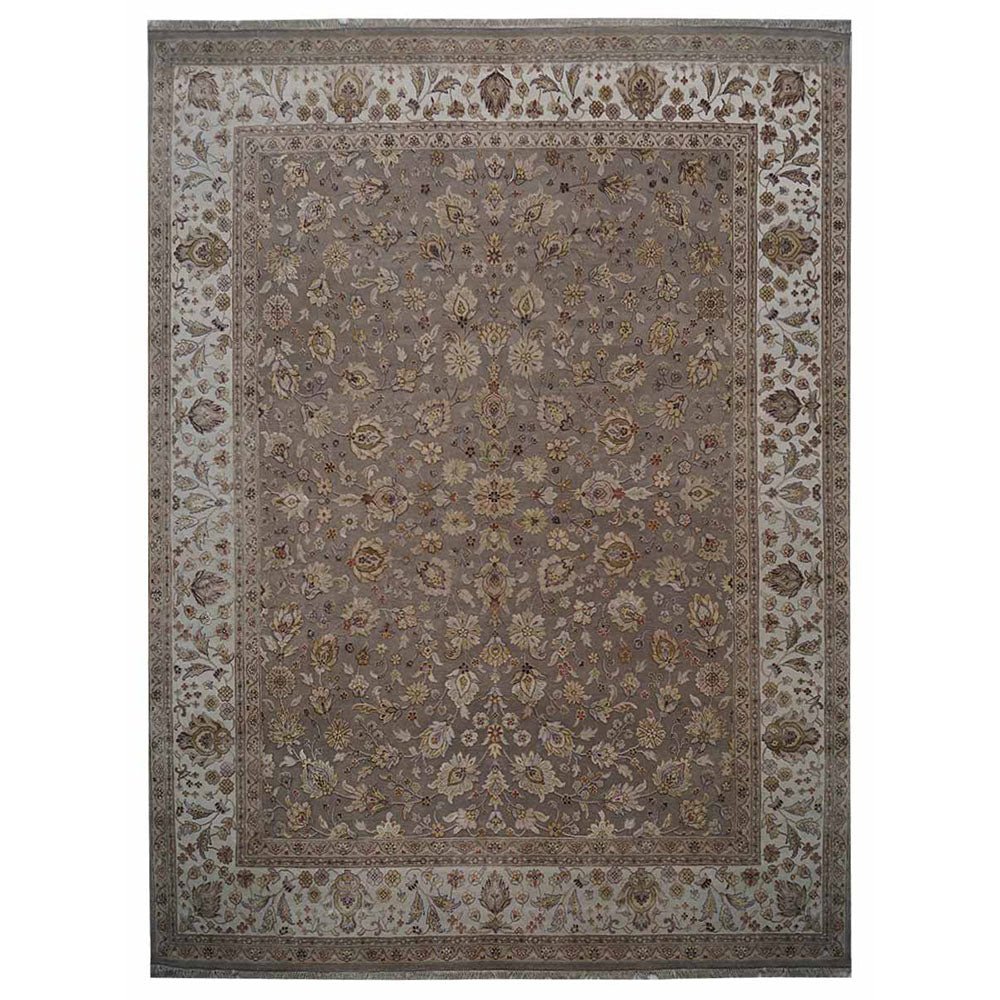 Delfoi Hand Knotted Persian Silk And Wool Area Rug - BBH HOMES LLC