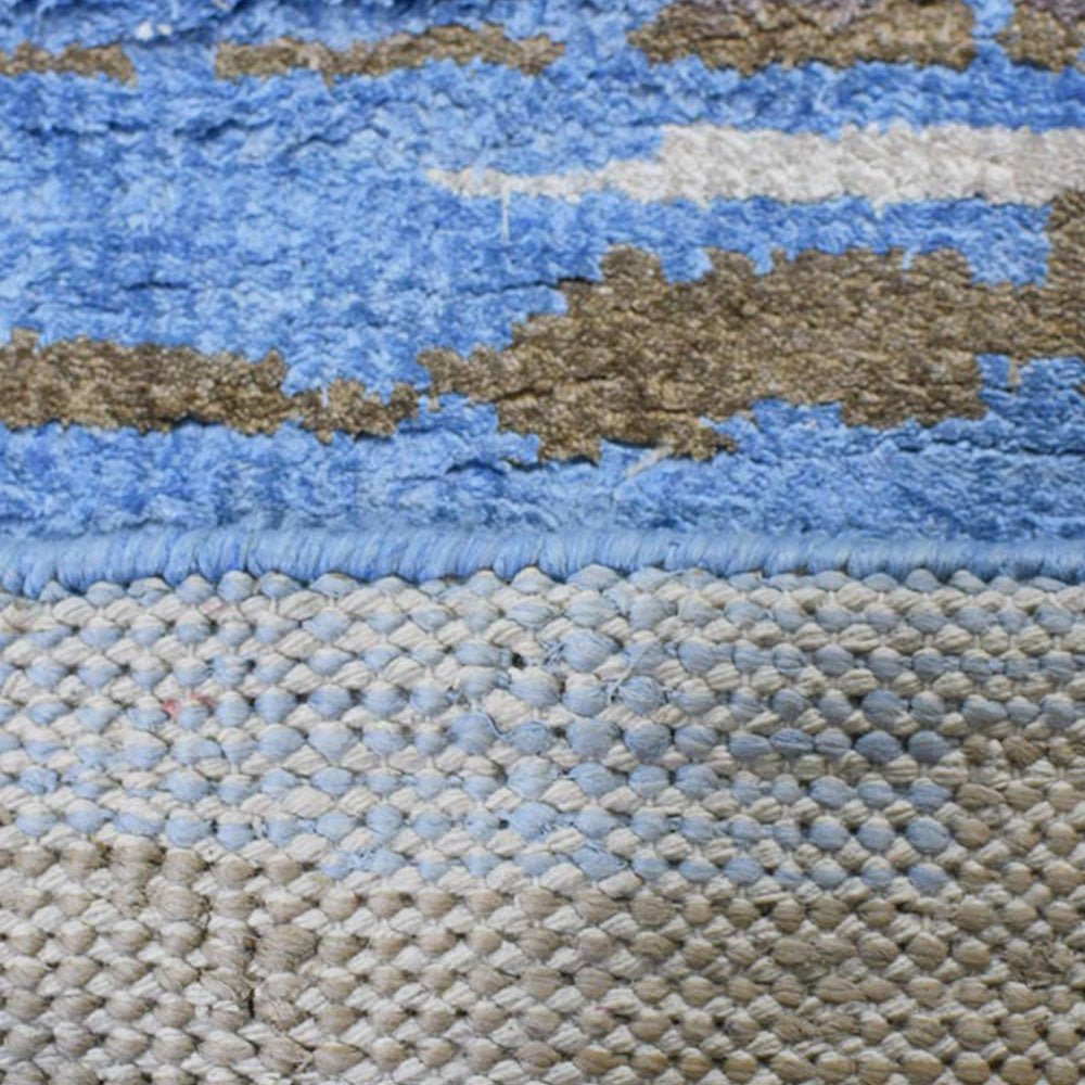 Ekam Hand Knotted Viscose Area Rug - BBH HOMES LLC
