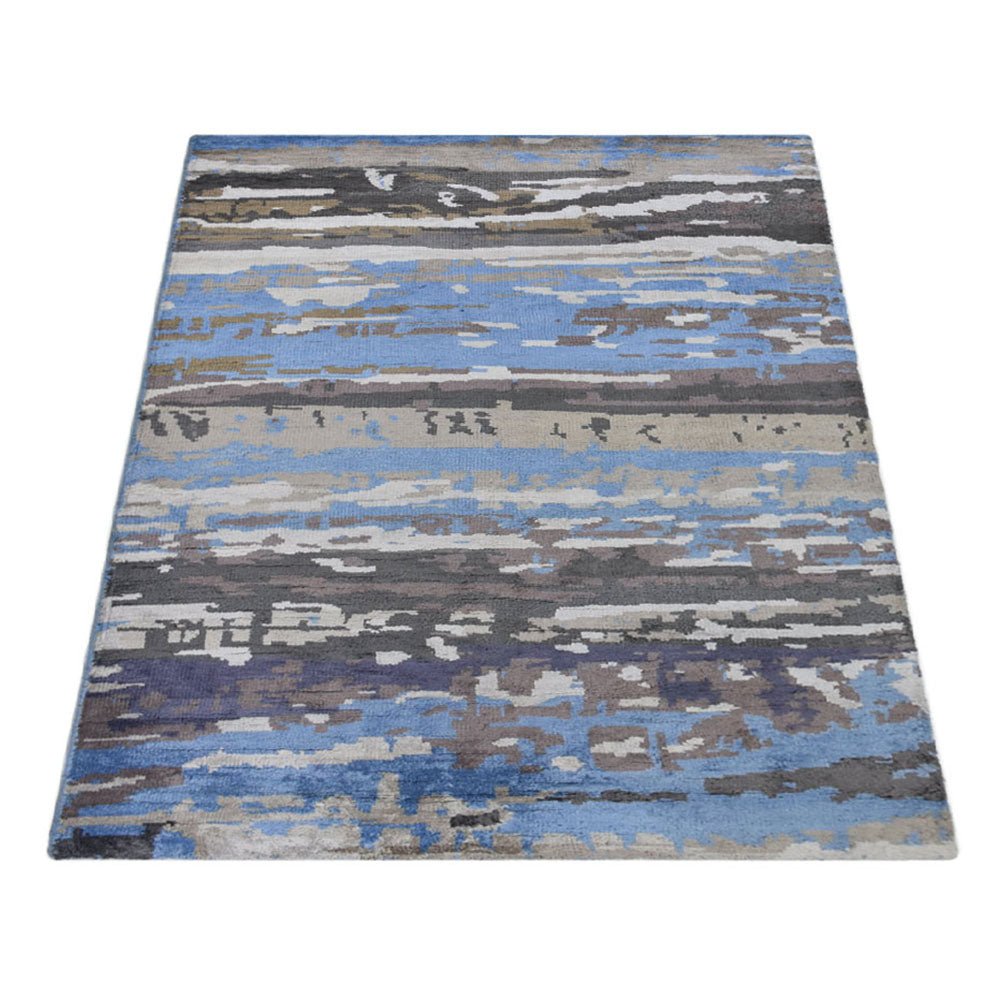 Ekam Hand Knotted Viscose Area Rug - BBH HOMES LLC