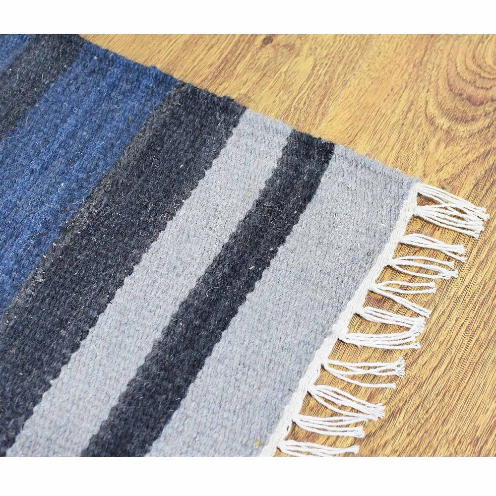 Eumundi Hand Woven Flat Weave Kilim Wool Area Rug - BBH HOMES LLC