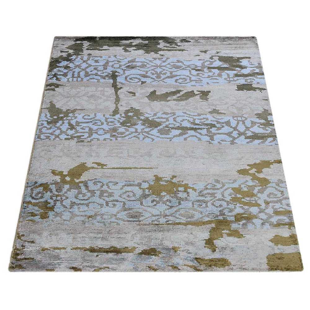 Eze Hand Knotted Viscose Area Rug - BBH HOMES LLC