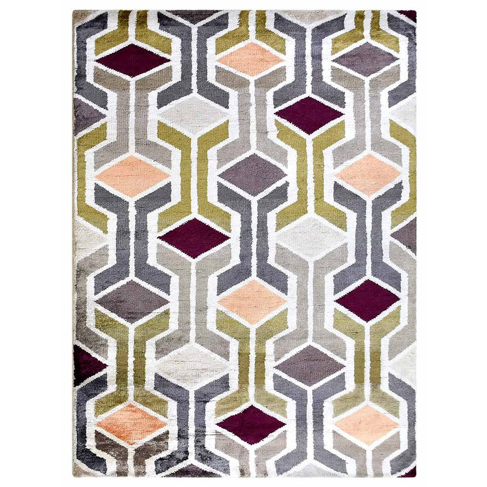 Faenza Hand Knotted Viscose Area Rug - BBH HOMES LLC