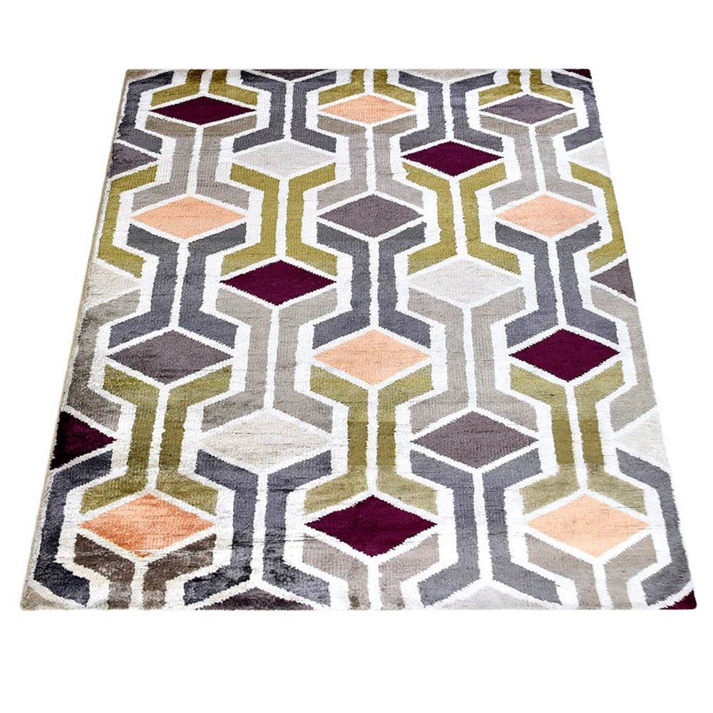 Faenza Hand Knotted Viscose Area Rug - BBH HOMES LLC