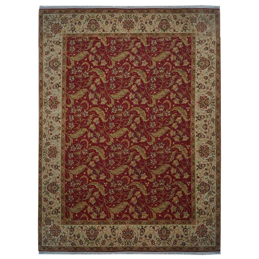 Fes Hand Knotted Persian Silk And Wool Area Rug - BBH HOMES LLC