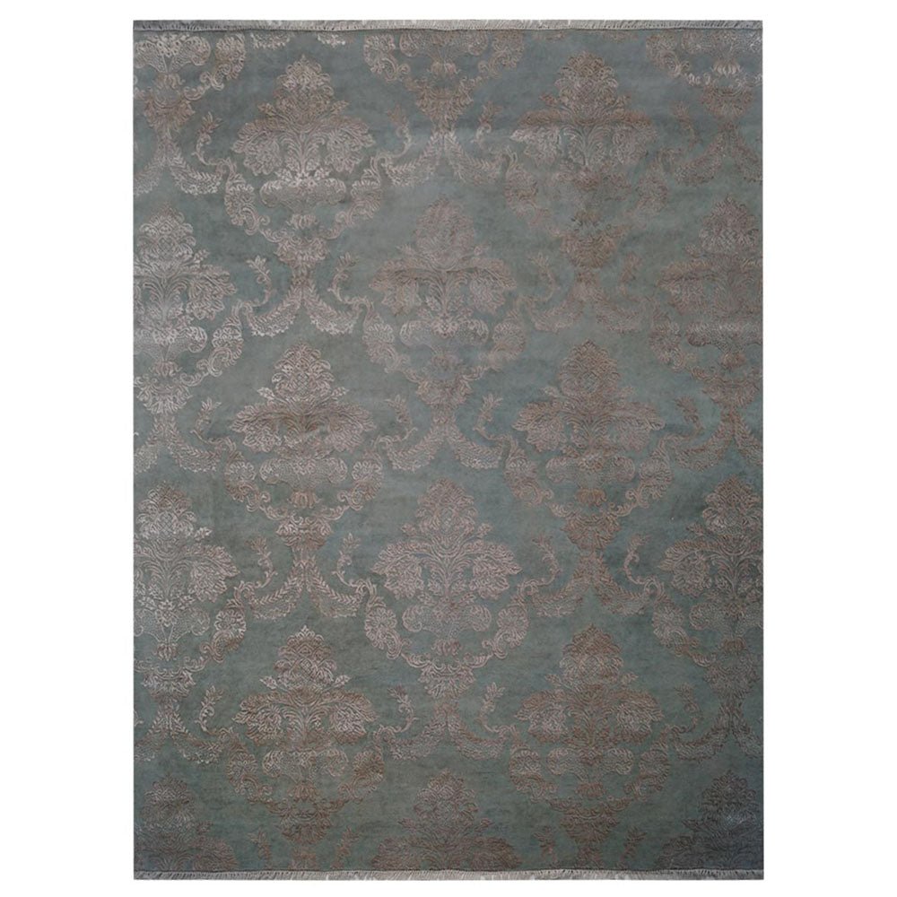 Fethiye Hand Knotted Persian Silk And Wool Area Rug - BBH HOMES LLC