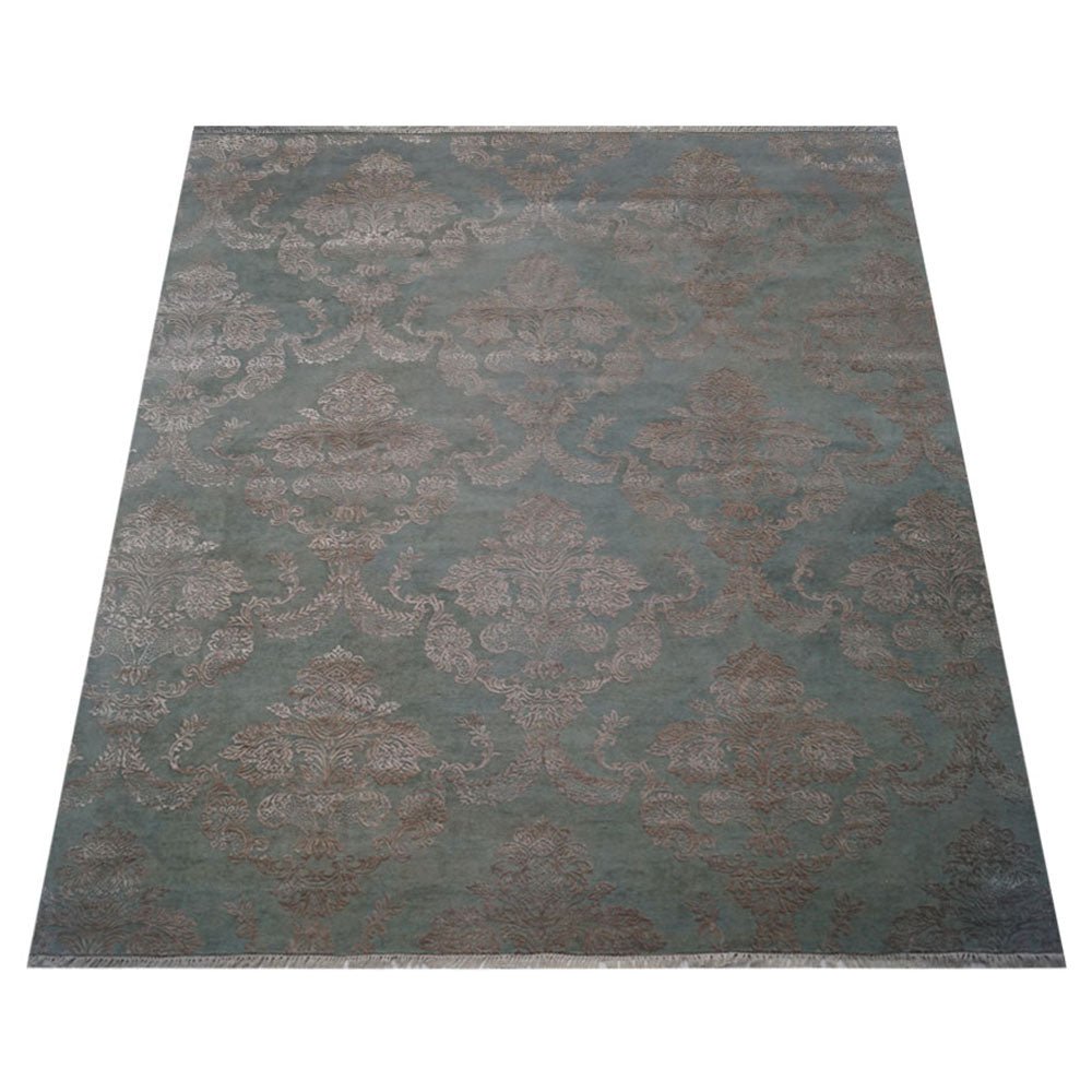 Fethiye Hand Knotted Persian Silk And Wool Area Rug - BBH HOMES LLC