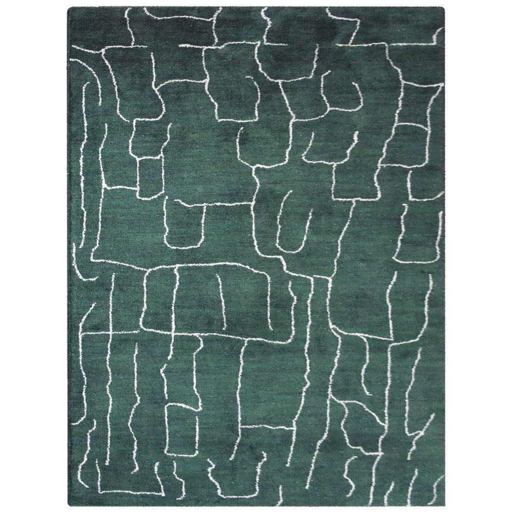 Gage Hand Knotted Silk & Wool Area Rug - BBH HOMES LLC