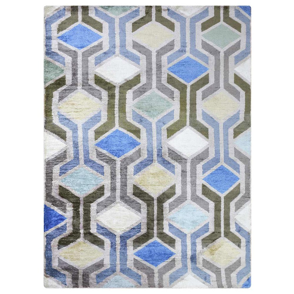 Gandhara Hand Knotted Viscose Rug - BBH HOMES LLC