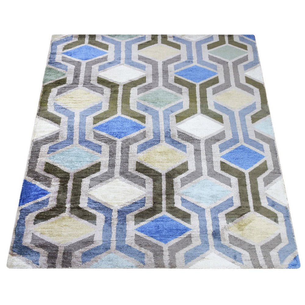 Gandhara Hand Knotted Viscose Rug - BBH HOMES LLC