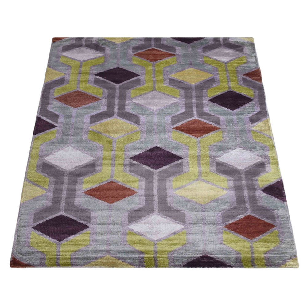 Ghent Hand Knotted Viscose Area Rug - BBH HOMES LLC