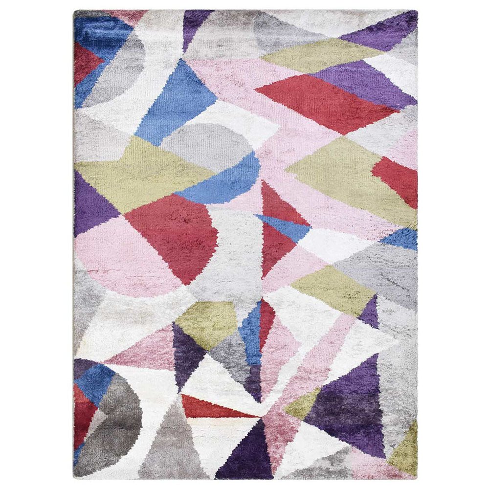 Gunjan Hand Knotted Viscose Area Rug - BBH HOMES LLC