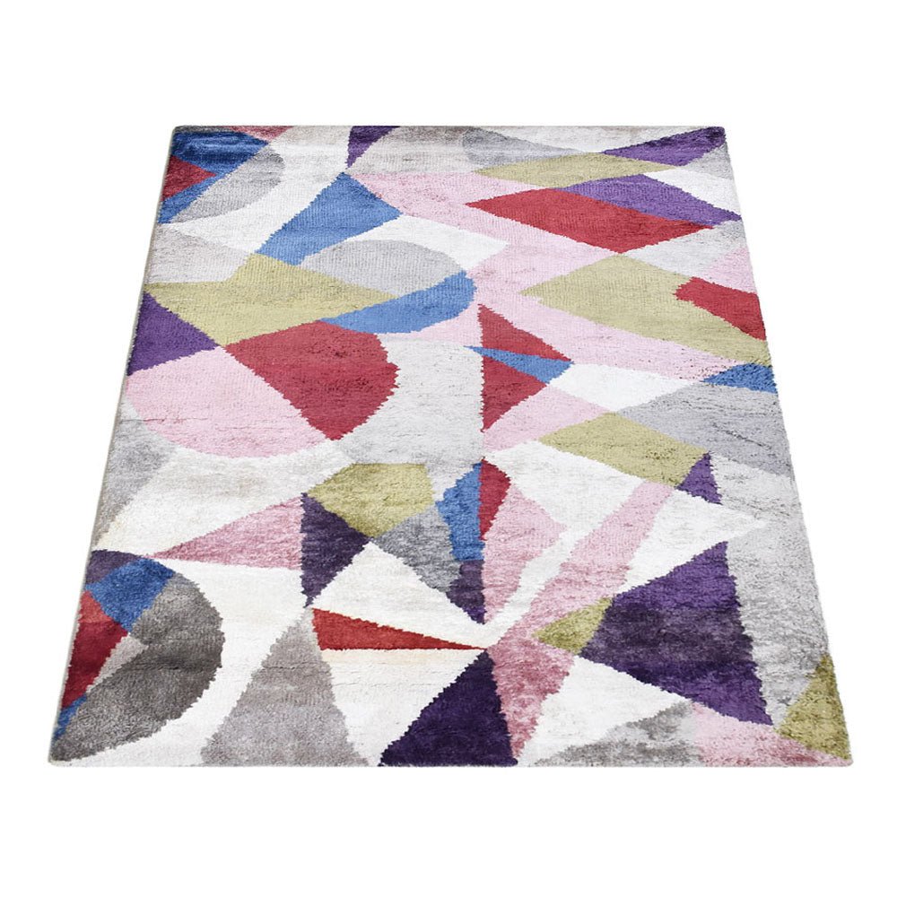 Gunjan Hand Knotted Viscose Area Rug - BBH HOMES LLC