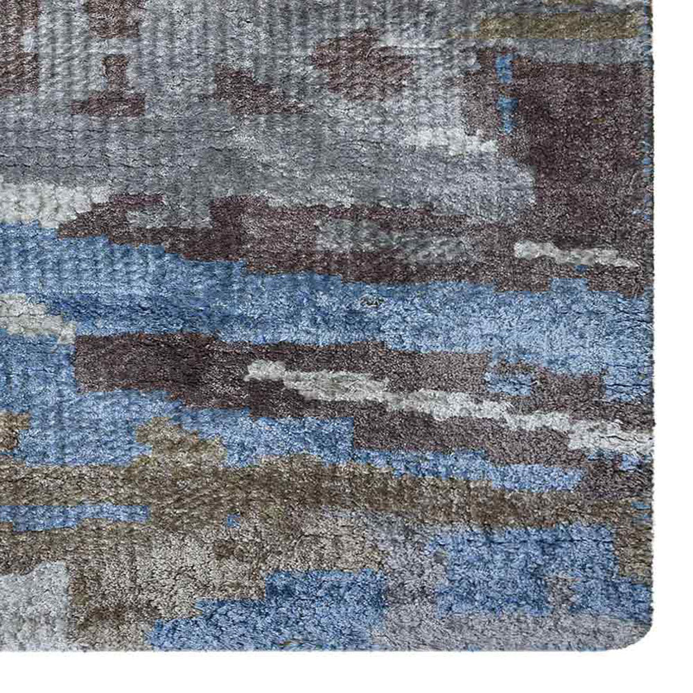 Himansh Hand Knotted Viscose Area Rug - BBH HOMES LLC