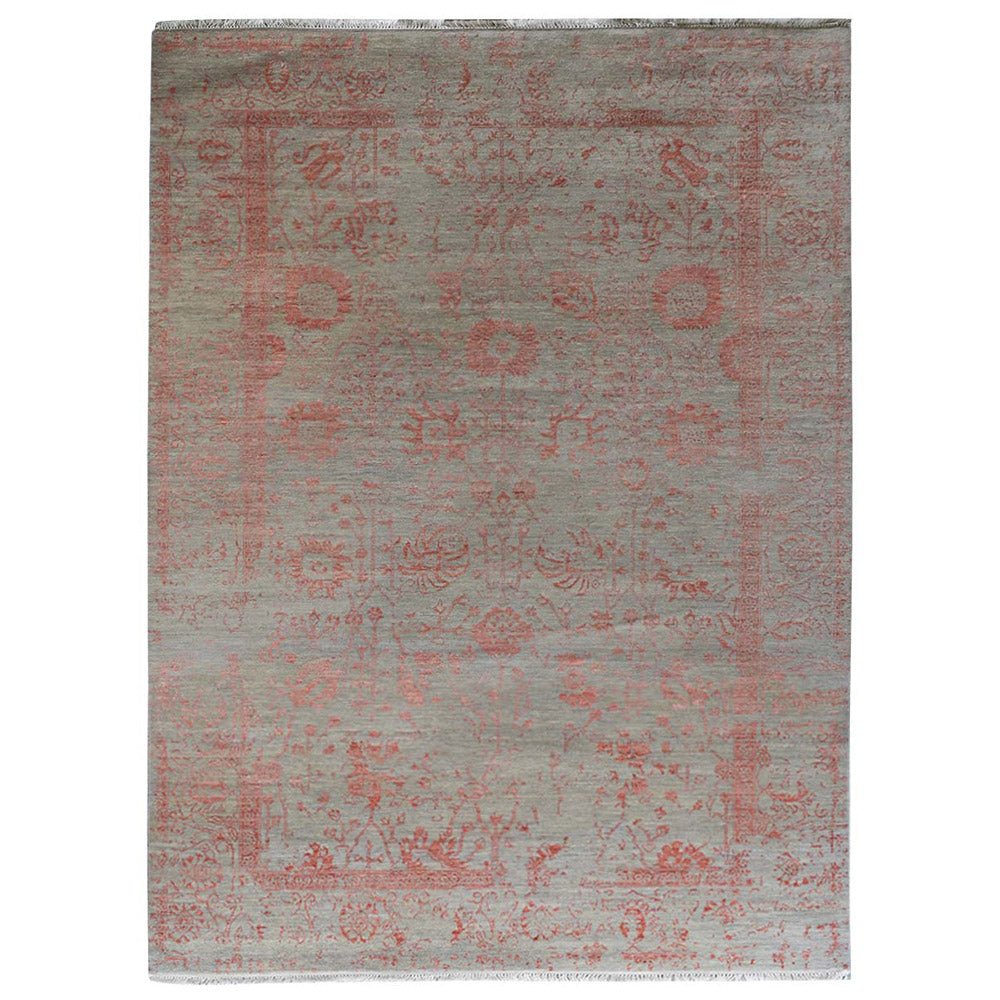 Hydra Hand Knotted Persian Wool And Viscose Area Rug - BBH HOMES LLC