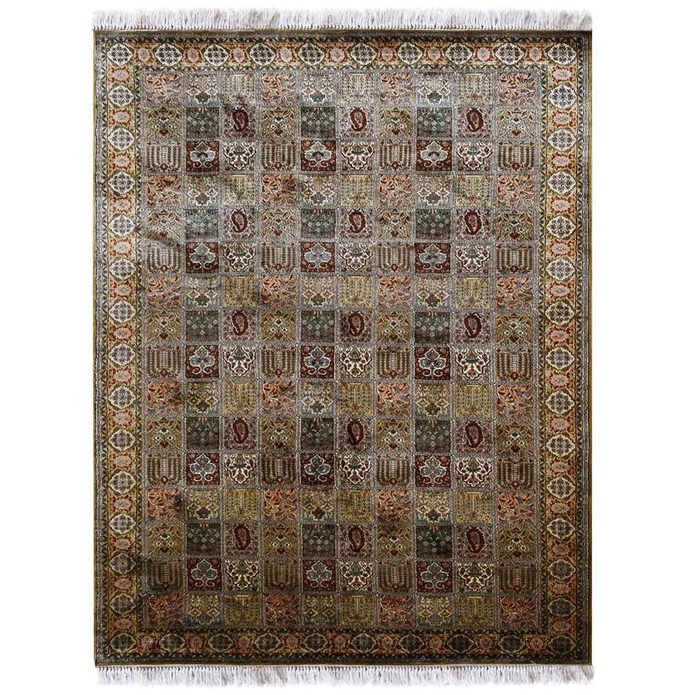 Ica Hand Knotted Persian Original Silk Area Rug - BBH HOMES LLC