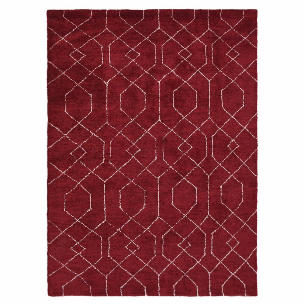 Isafjördur Hand Knotted Loom Silk Mix Area Rug - BBH HOMES LLC