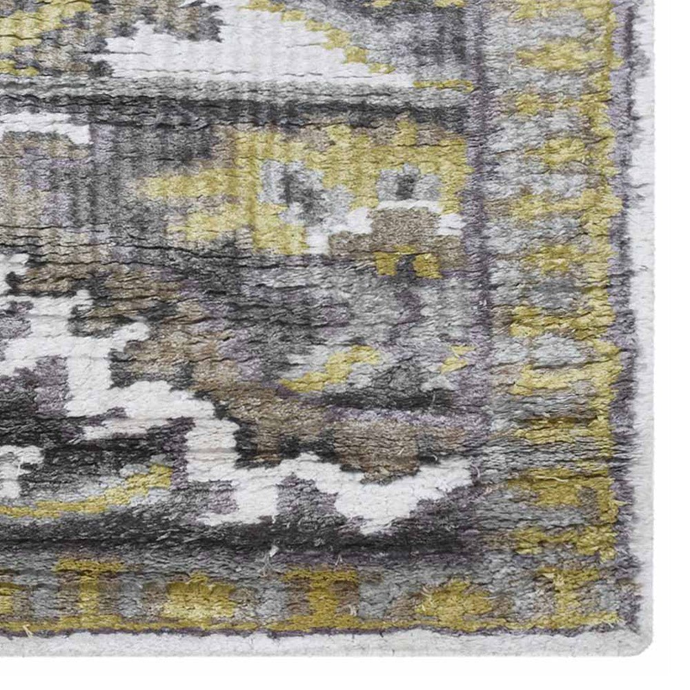 Isfahan Hand Knotted Viscose Area Rug - BBH HOMES LLC