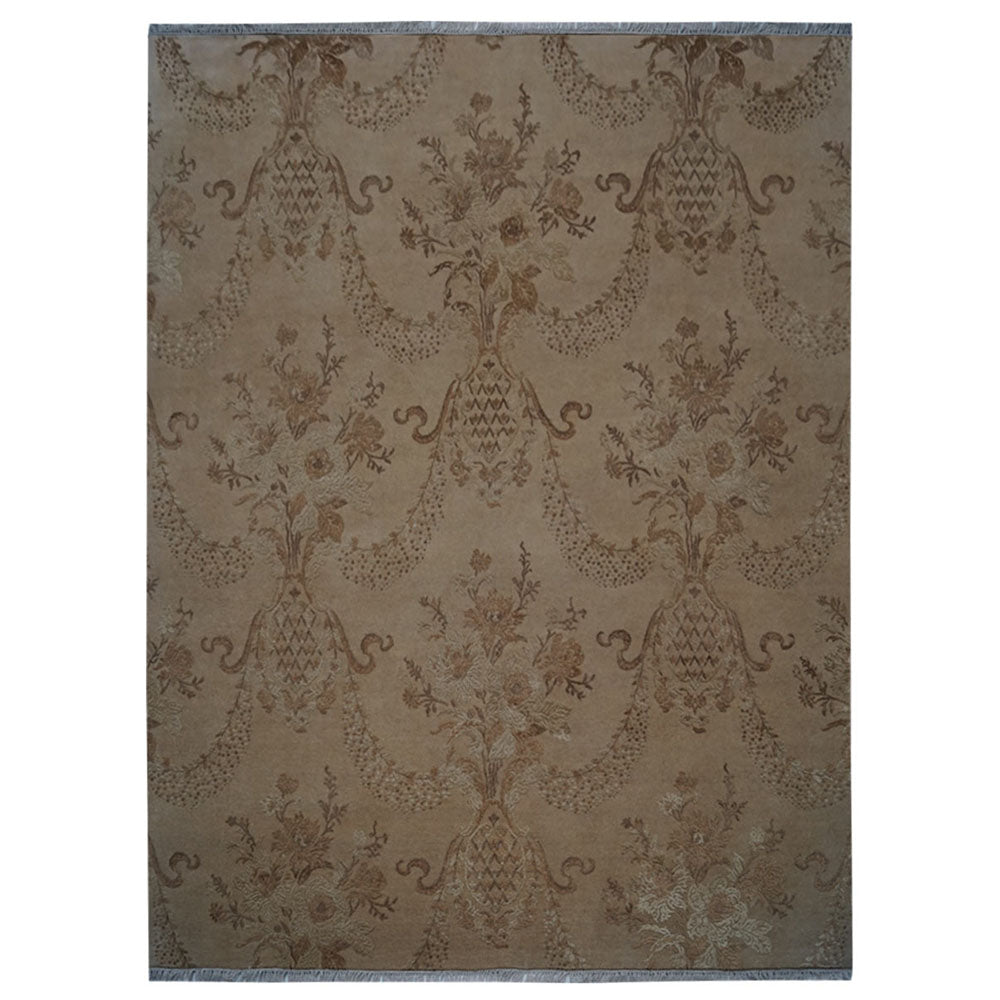 Jaffna Hand Knotted Persian Silk And Wool Area Rug - BBH HOMES LLC