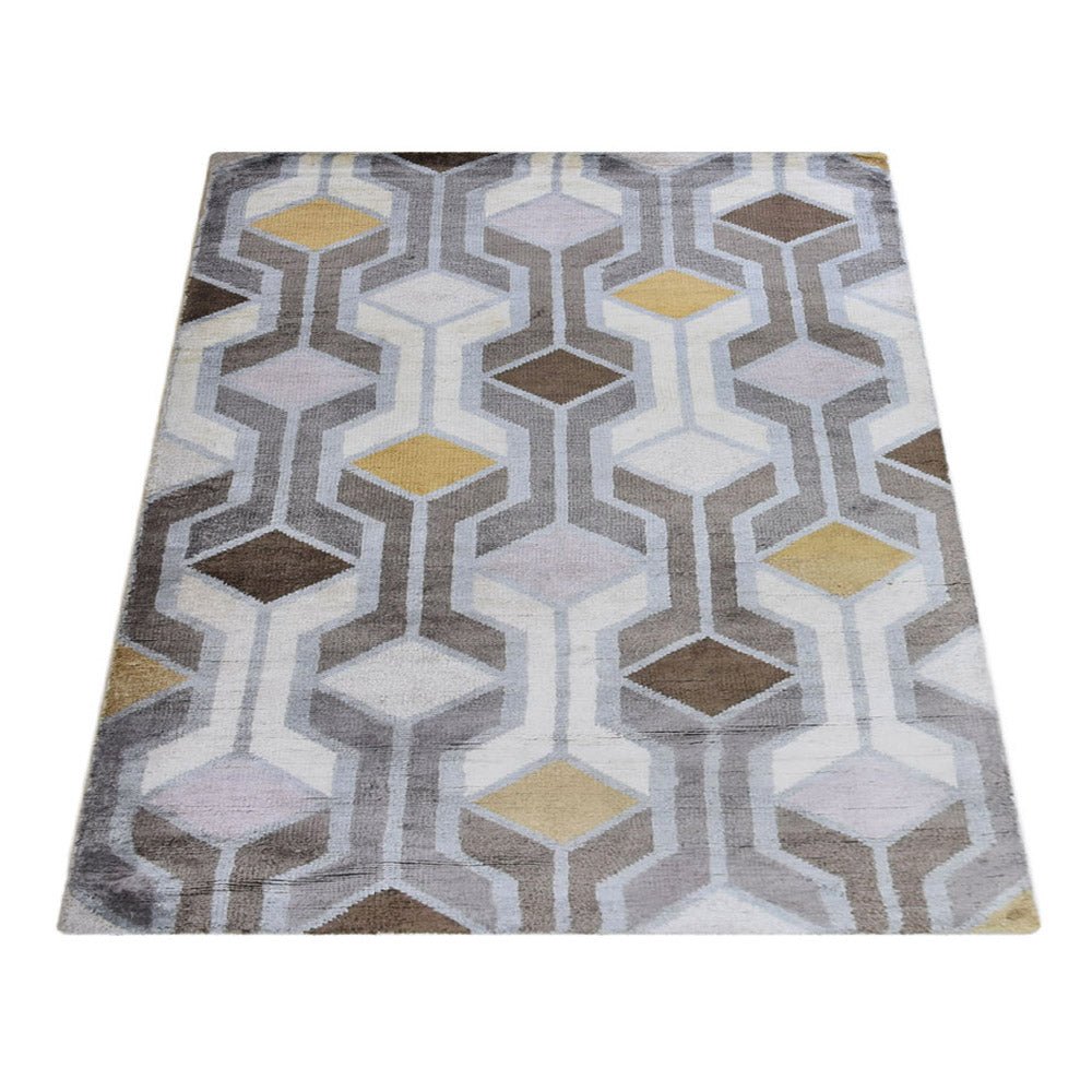 Jajce Hand Knotted Viscose Area Rug - BBH HOMES LLC