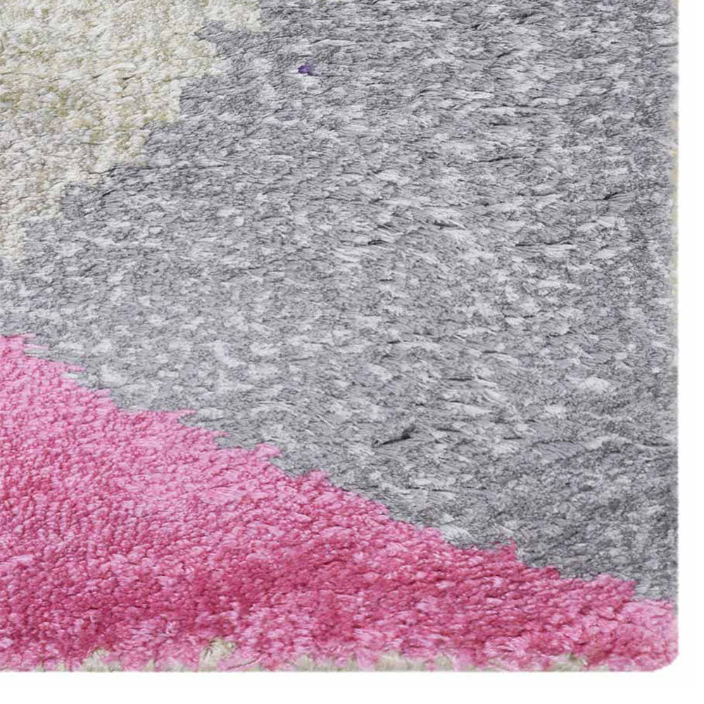Jhalak Hand Knotted Viscose Area Rug - BBH HOMES LLC